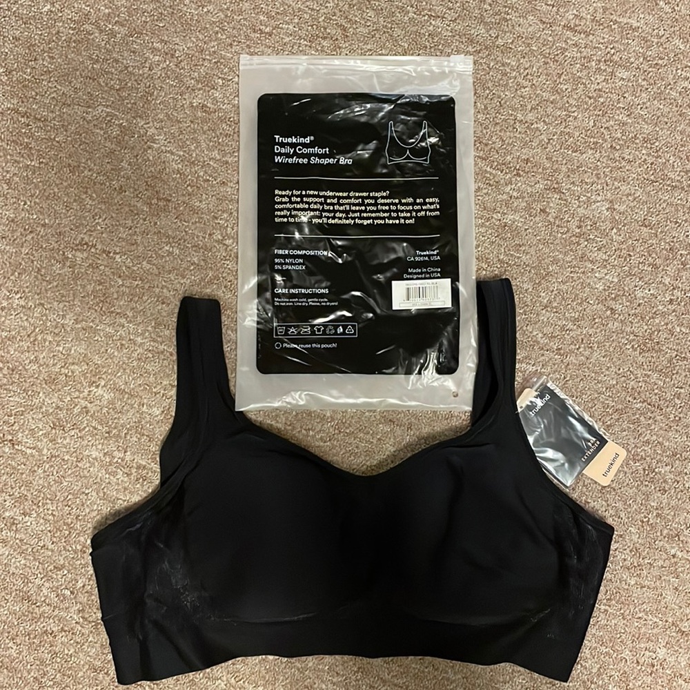 Truekind Daily Comfort Wirefree Shaper Bra XL